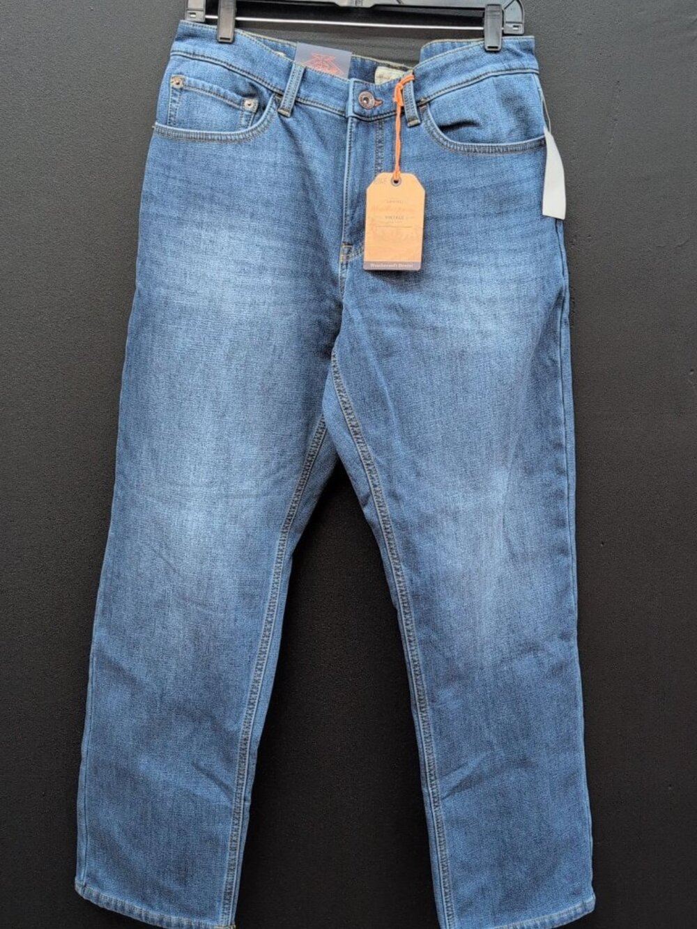 Weatherproof Vintage Regular Fit Fleece Lined Denim Jeans 30W X 30L Baltic Wash